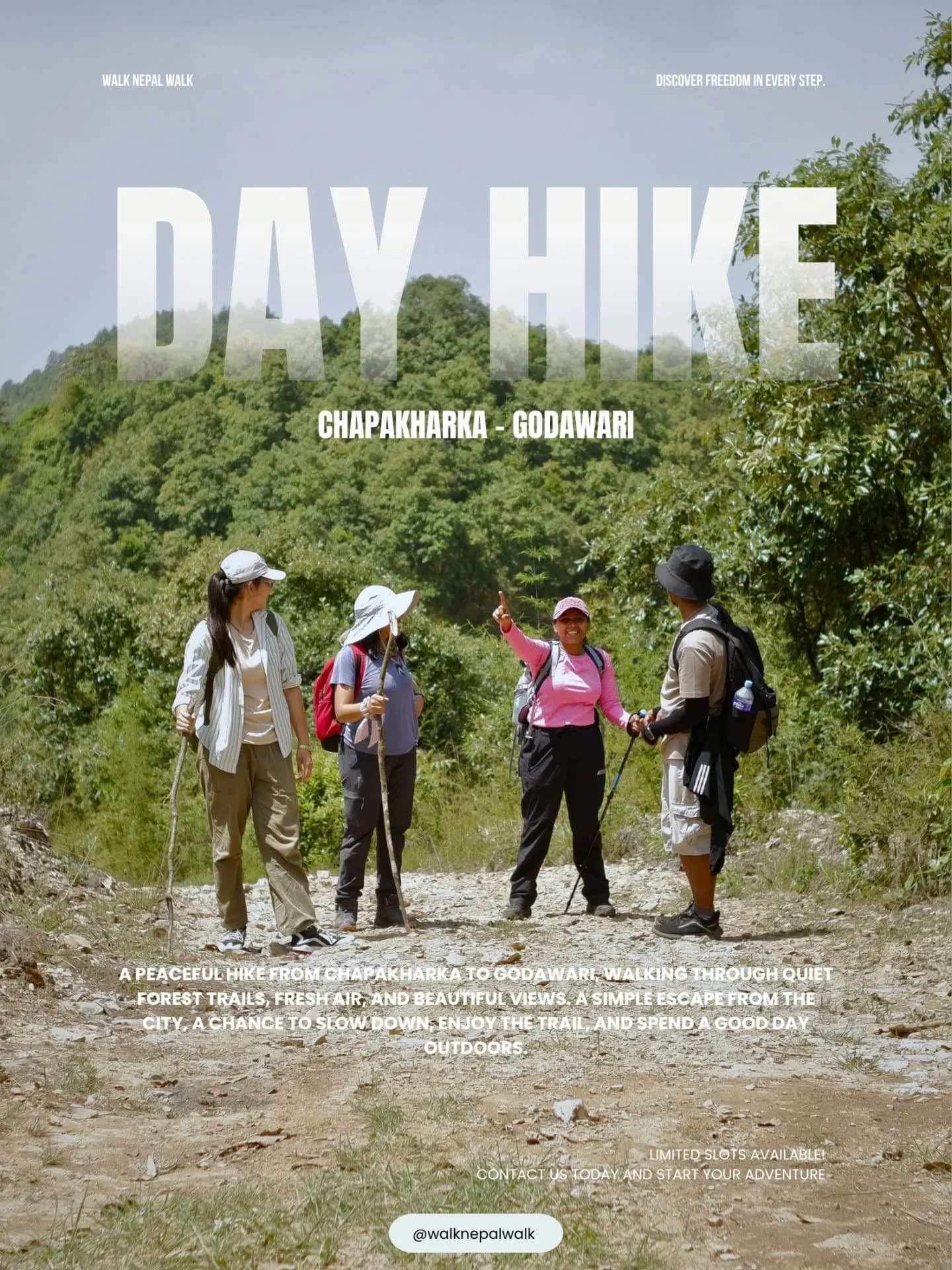 Godawari–Chapakharka Circuit Day Hike with Walk Nepal Walk poster