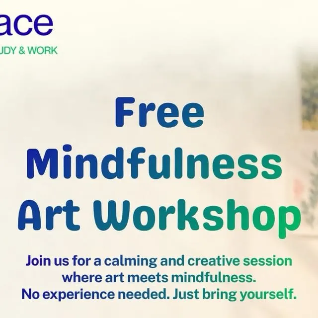 Free Mindfulness Art Workshop at neXpace poster