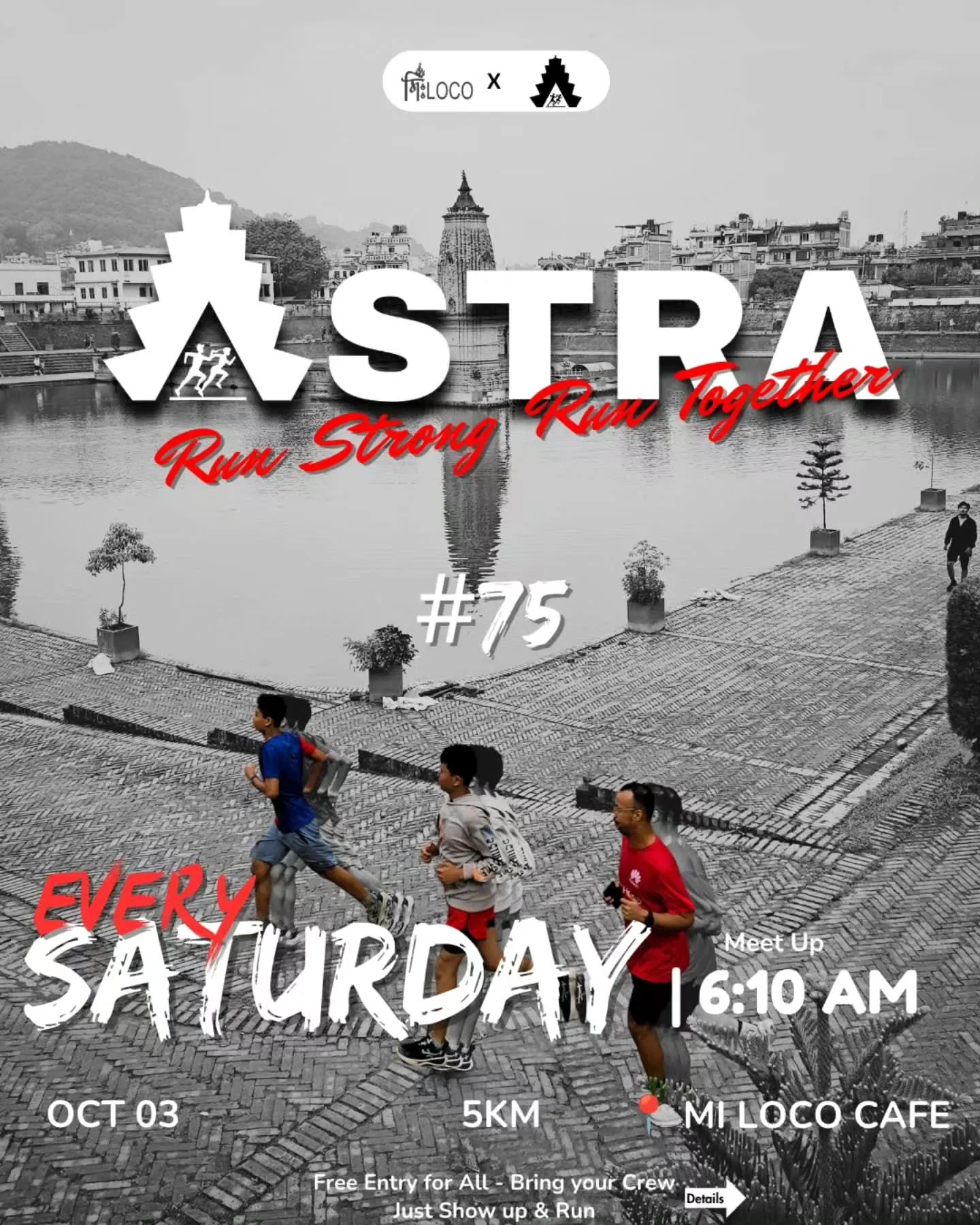 ASTRA Run #75 – AFC Movement 75 | Project: Temple Run poster