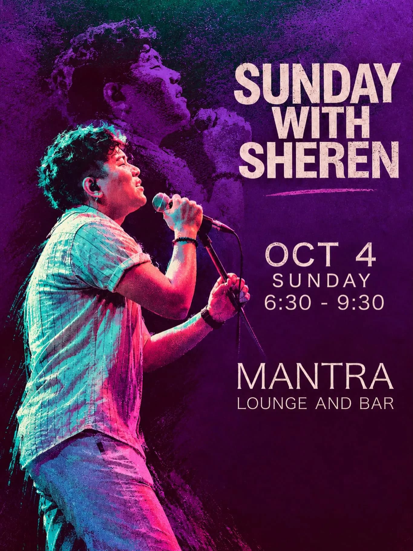 Sunday with Sheren at Mantra Lounge poster