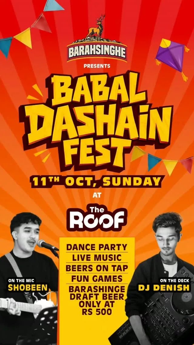 Babal Dashain Fest at The Roof poster