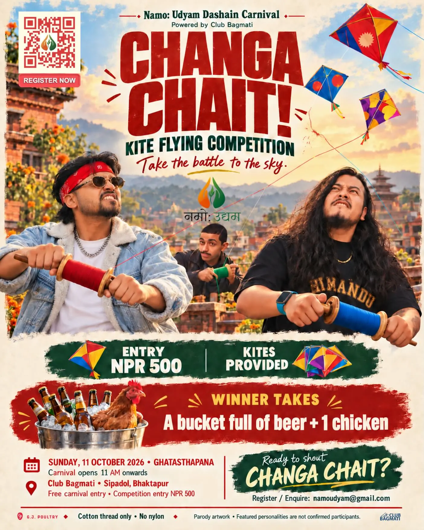 Dashain Carnival – Kite Battle poster