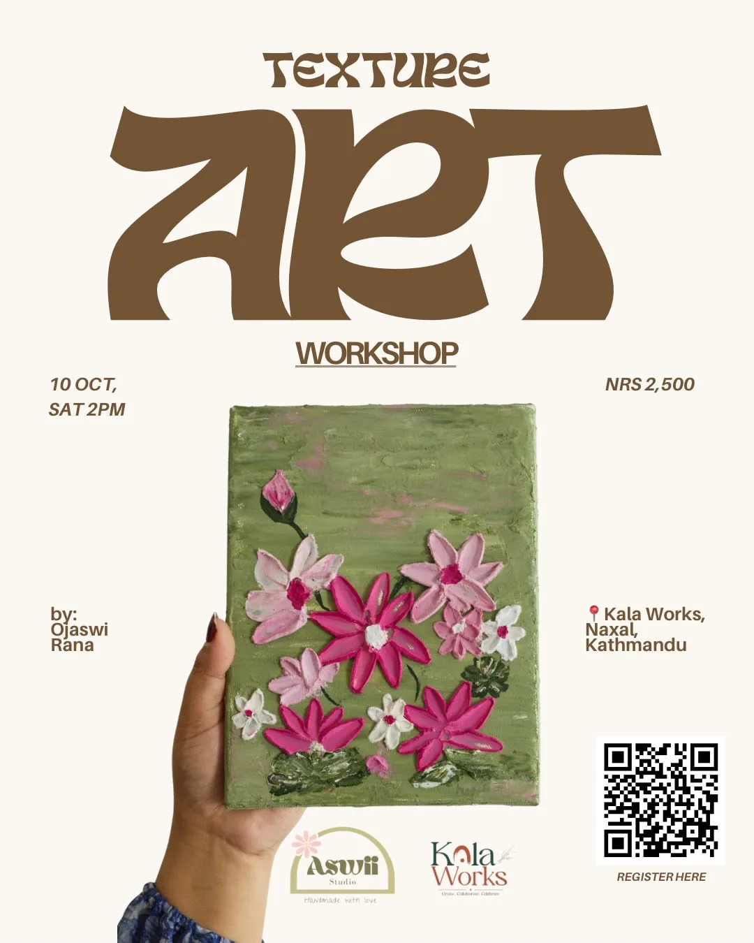 Texture Art Workshop by Aswii Studio poster