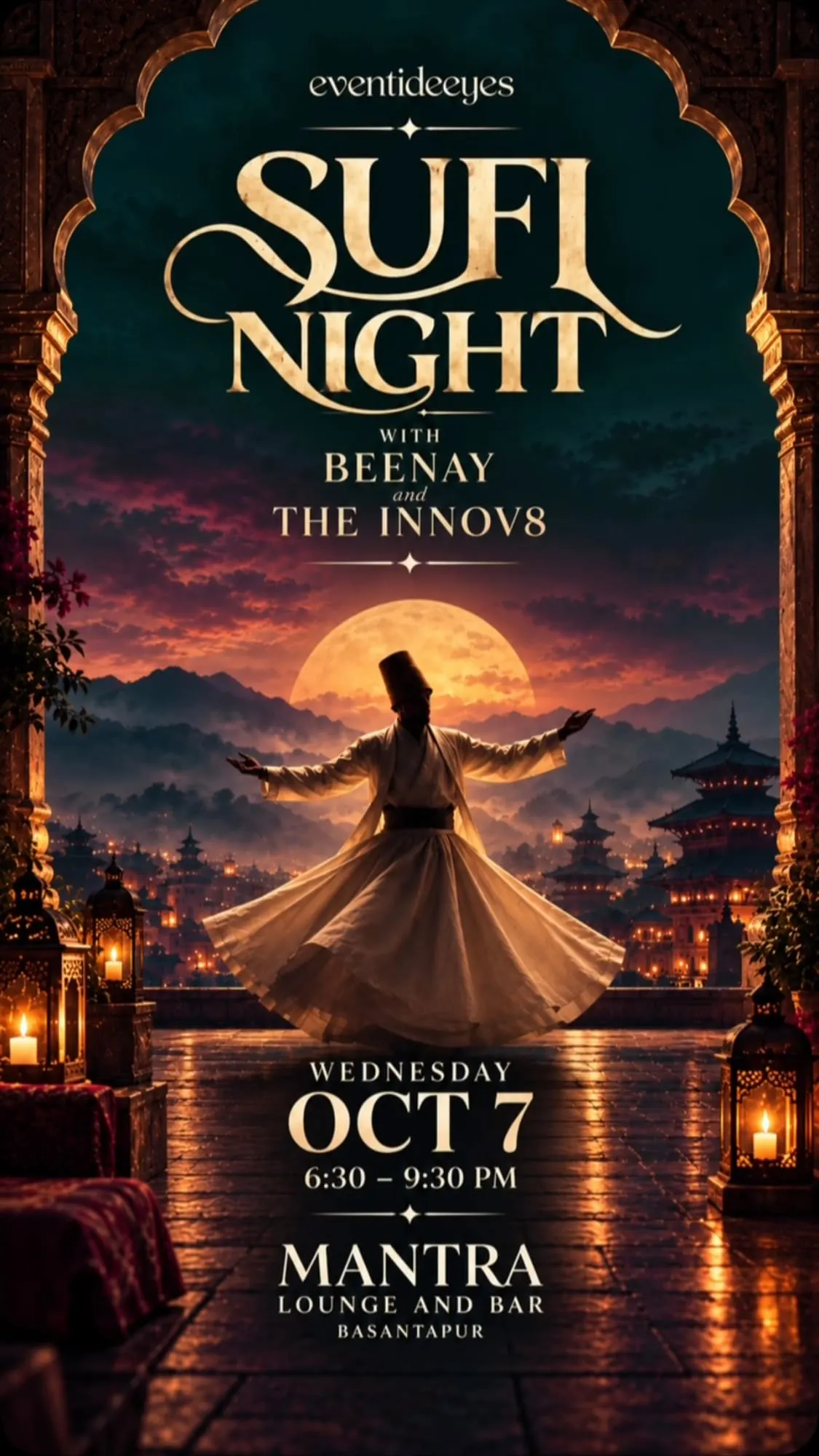 Sufi Night with Beenay & The Innov8 at Mantra poster
