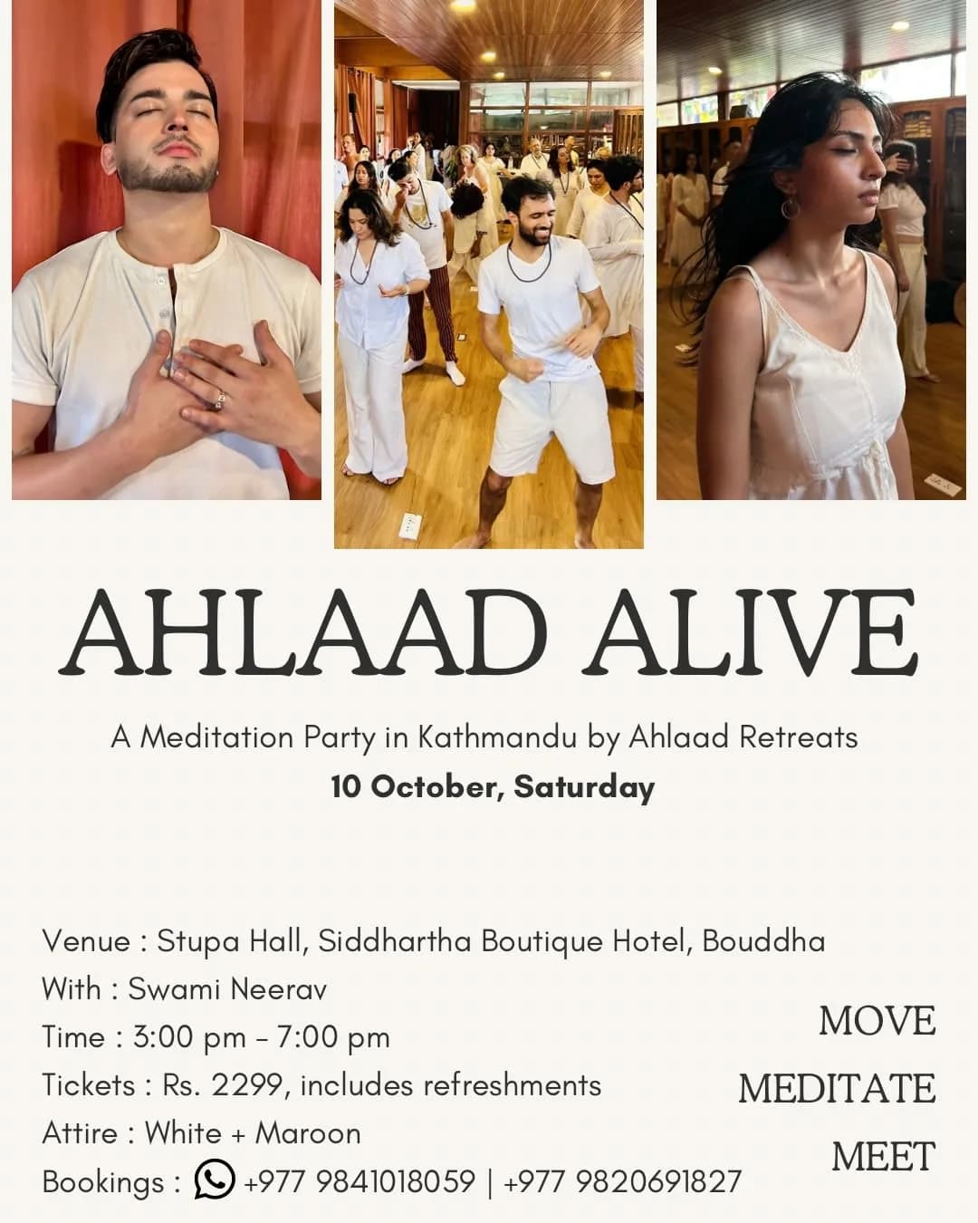 Ahlaad Alive at Siddhartha Boutique Hotel, Boudha poster