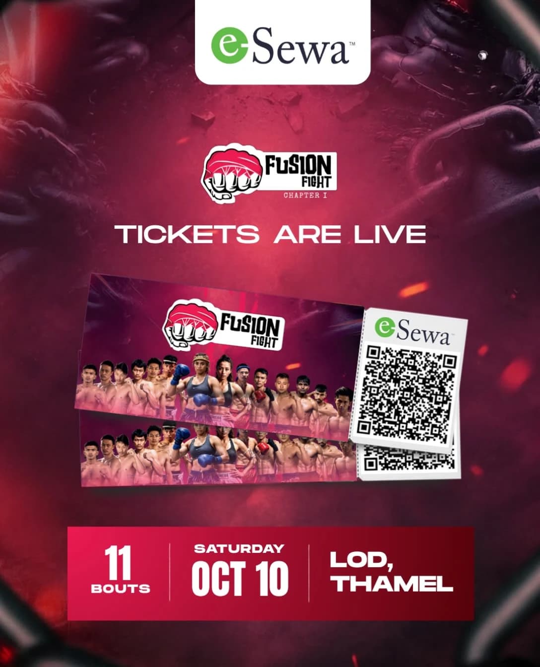 Fusion Fight Chapter I: Muay Thai at LOD Thamel poster