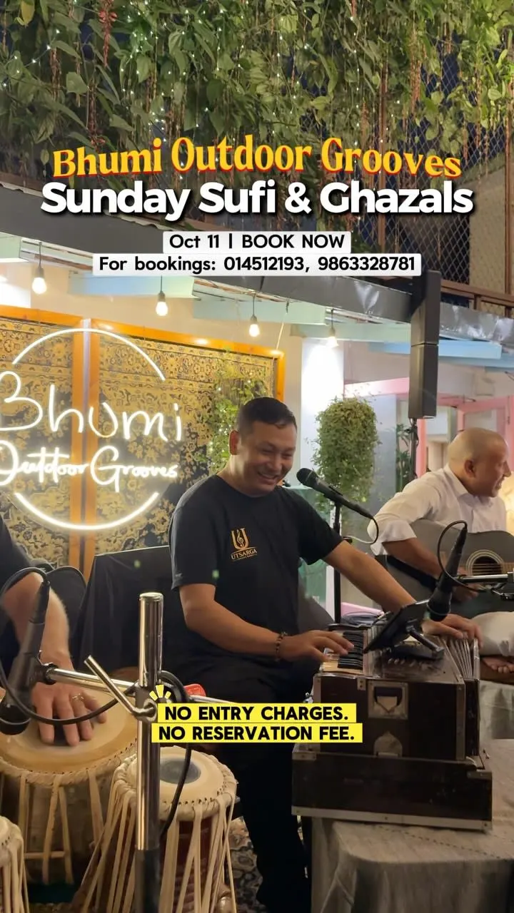Sunday Sufi & Ghazal Night with Utsarga Band at Bhumi poster