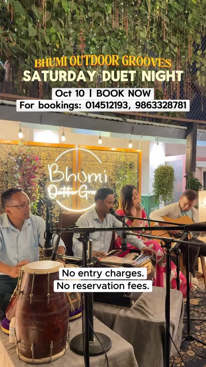 Saturday Duet Night with Rupak & Friends ft. Kriti Tamang at Bhumi poster