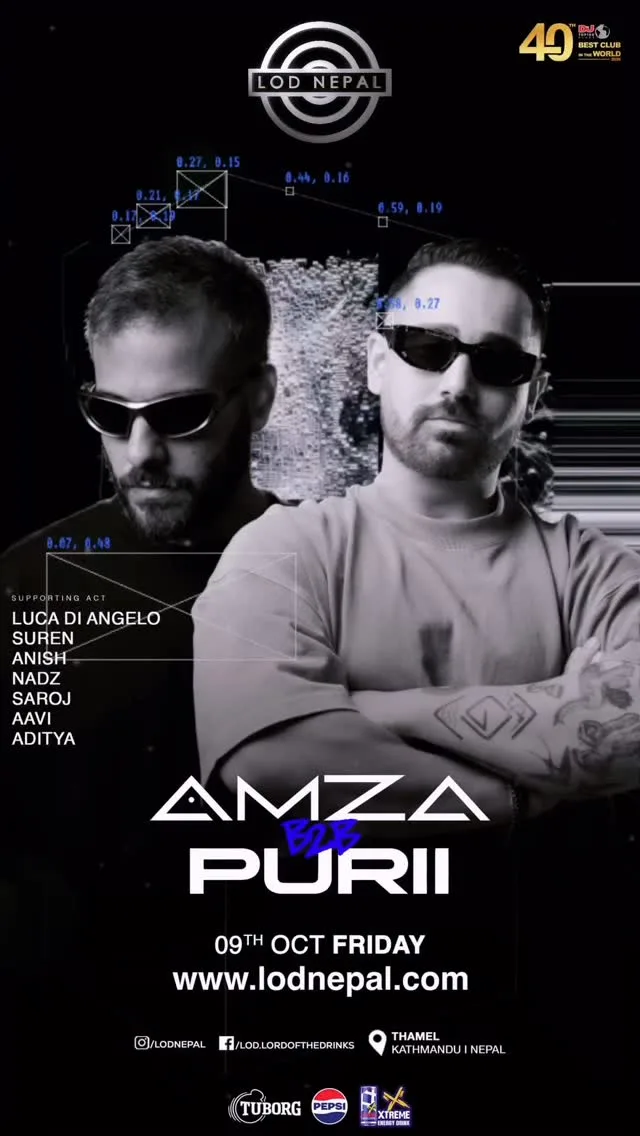 AMZA x PURII Back-to-Back at LOD poster