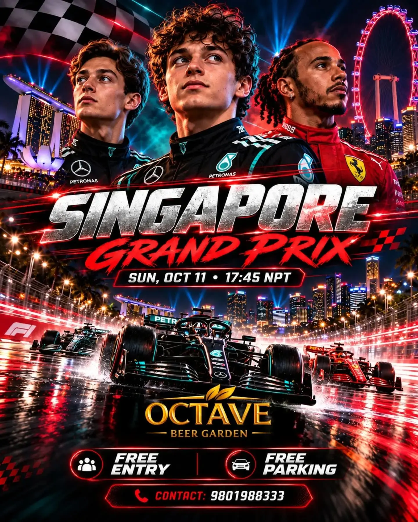 Singapore Grand Prix Live Screening at Octave poster