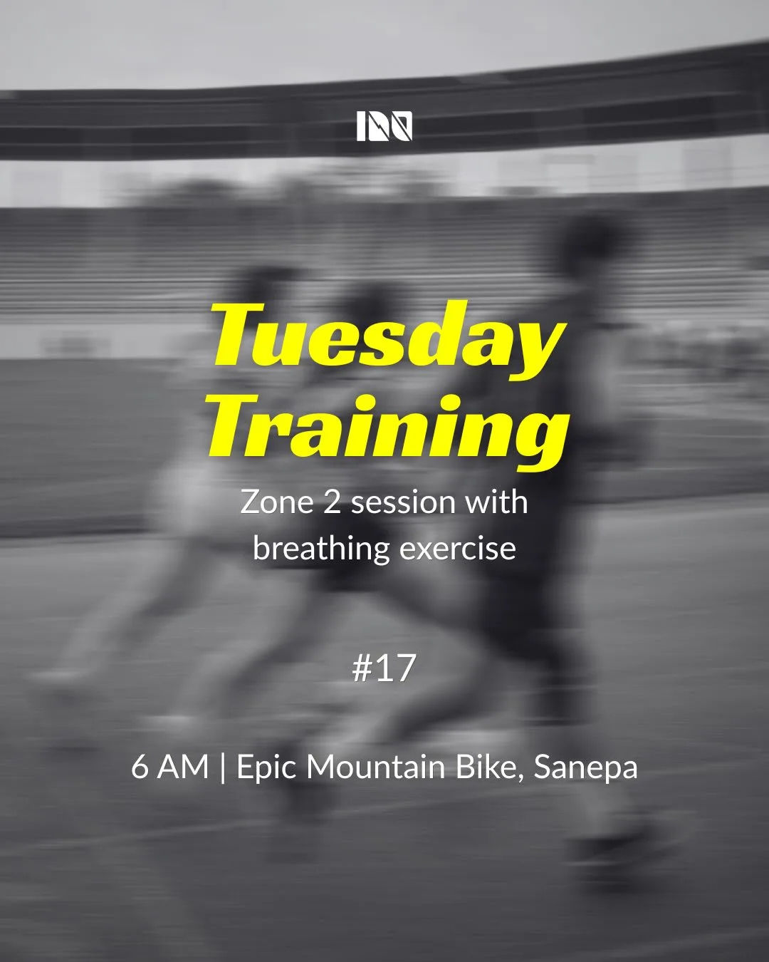 Tuesday Training by RT100 Run Club poster