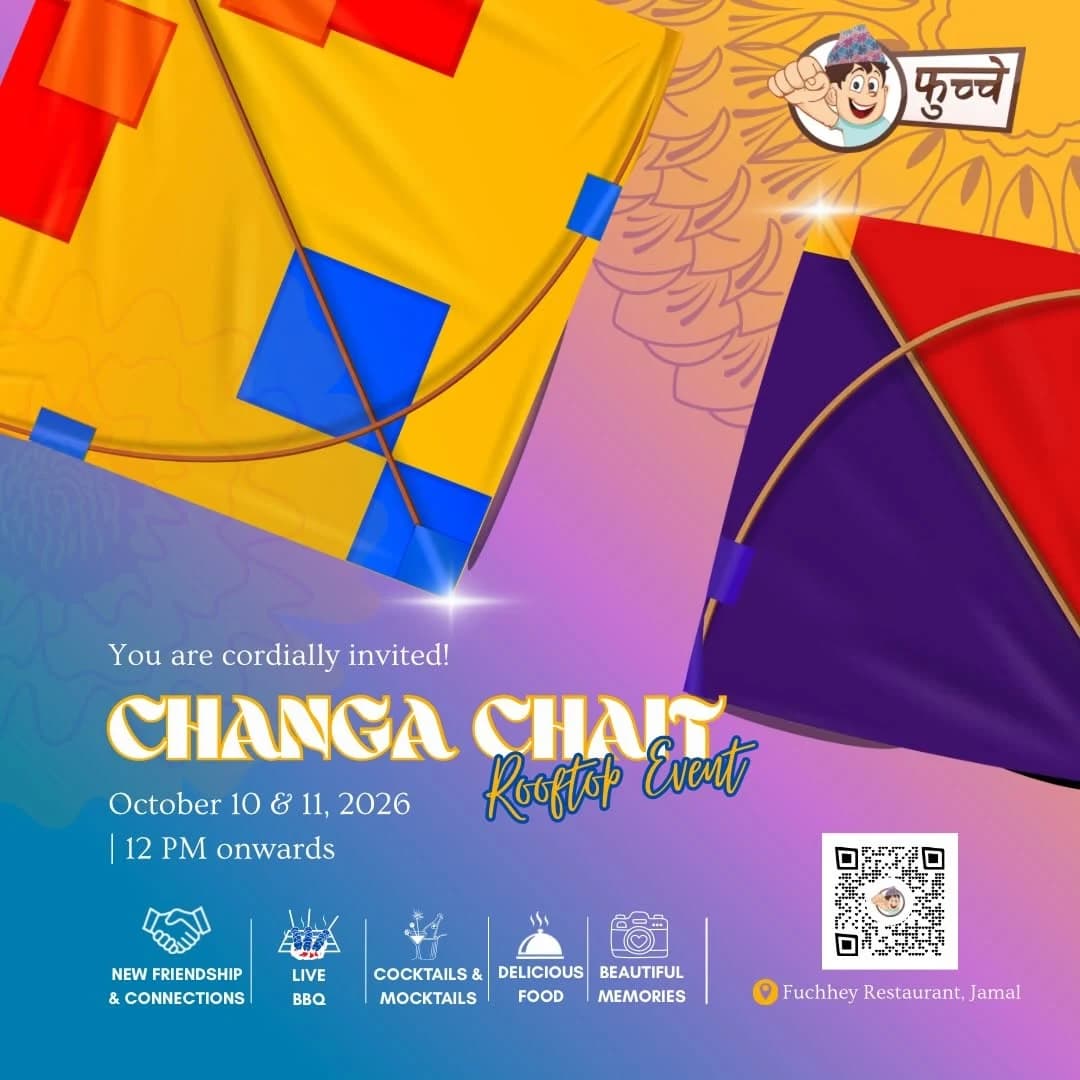 Changa Chait Rooftop Event at Fuchhey Restaurant, Jamal (Sat) poster