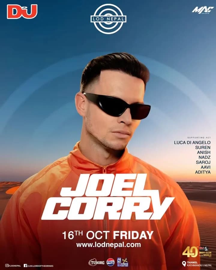 Joel Corry Live at LOD Nepal poster