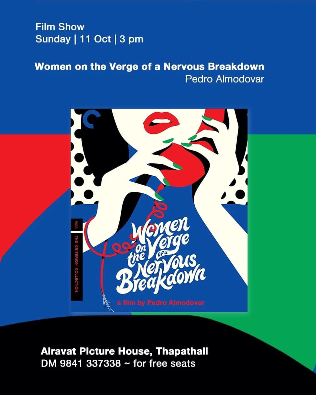 Sunday Matinee at Airavat: Women on the Verge of a Nervous Breakdown poster