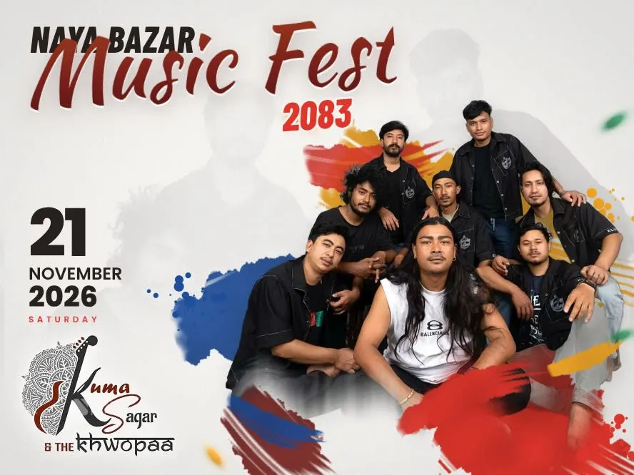 Naya Bazar Music Fest 2083: Kuma Sagar & The Khwopa, Pokhara poster