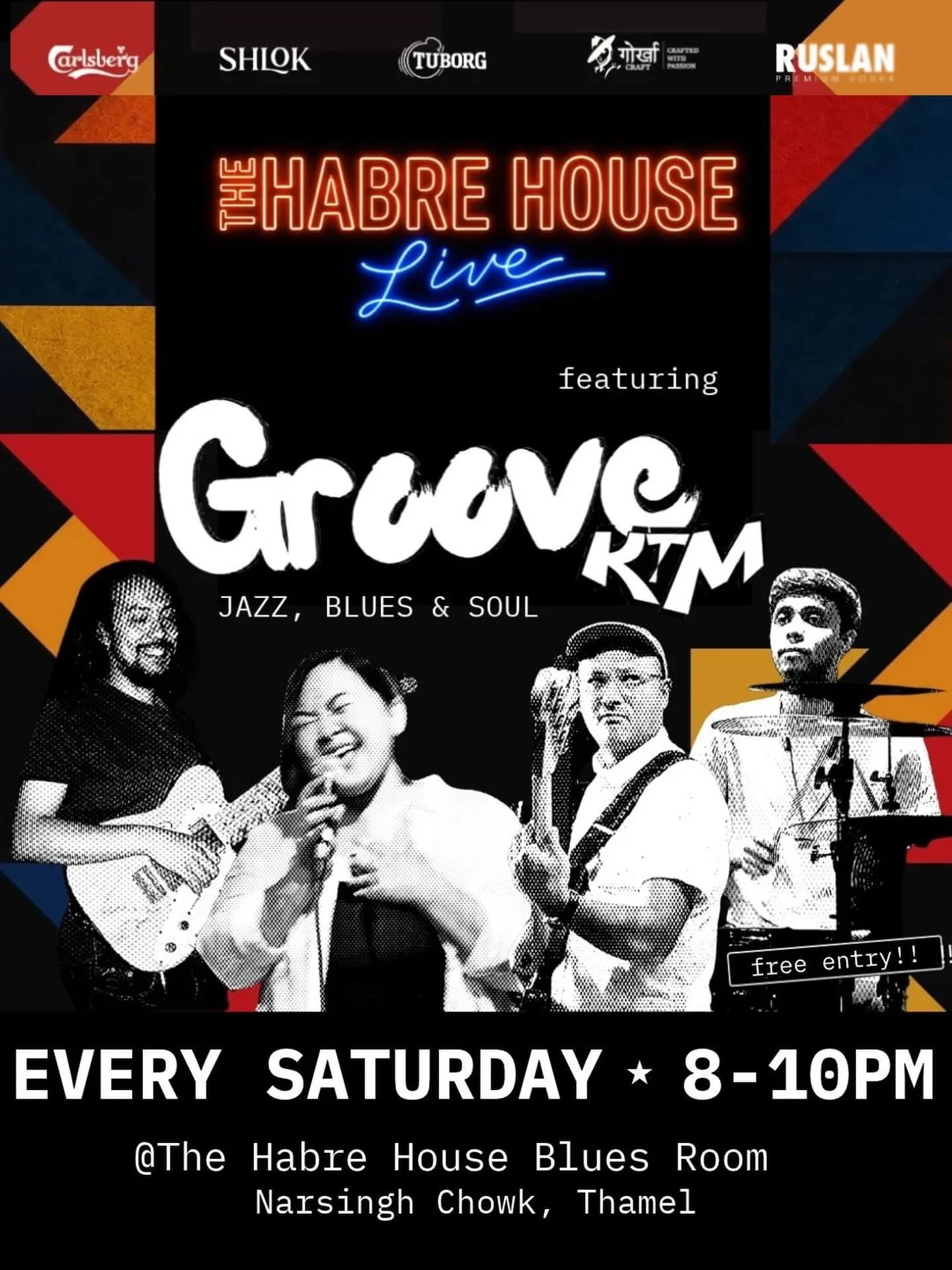 Groove KTM Live at The Habre House: Jazz, Blues & Soul poster