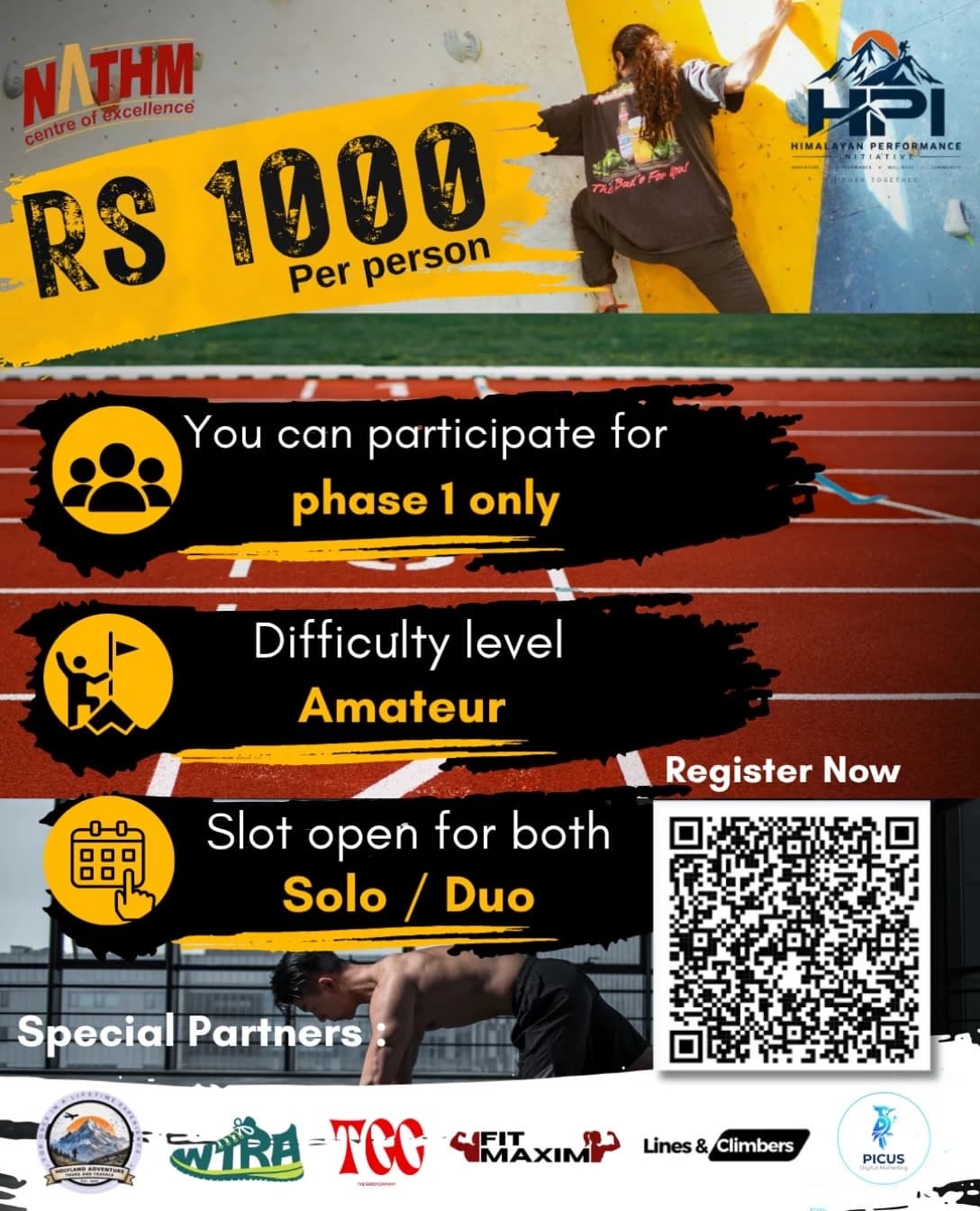 CAP 2026 Phase 1: Multi-Sport Challenge poster