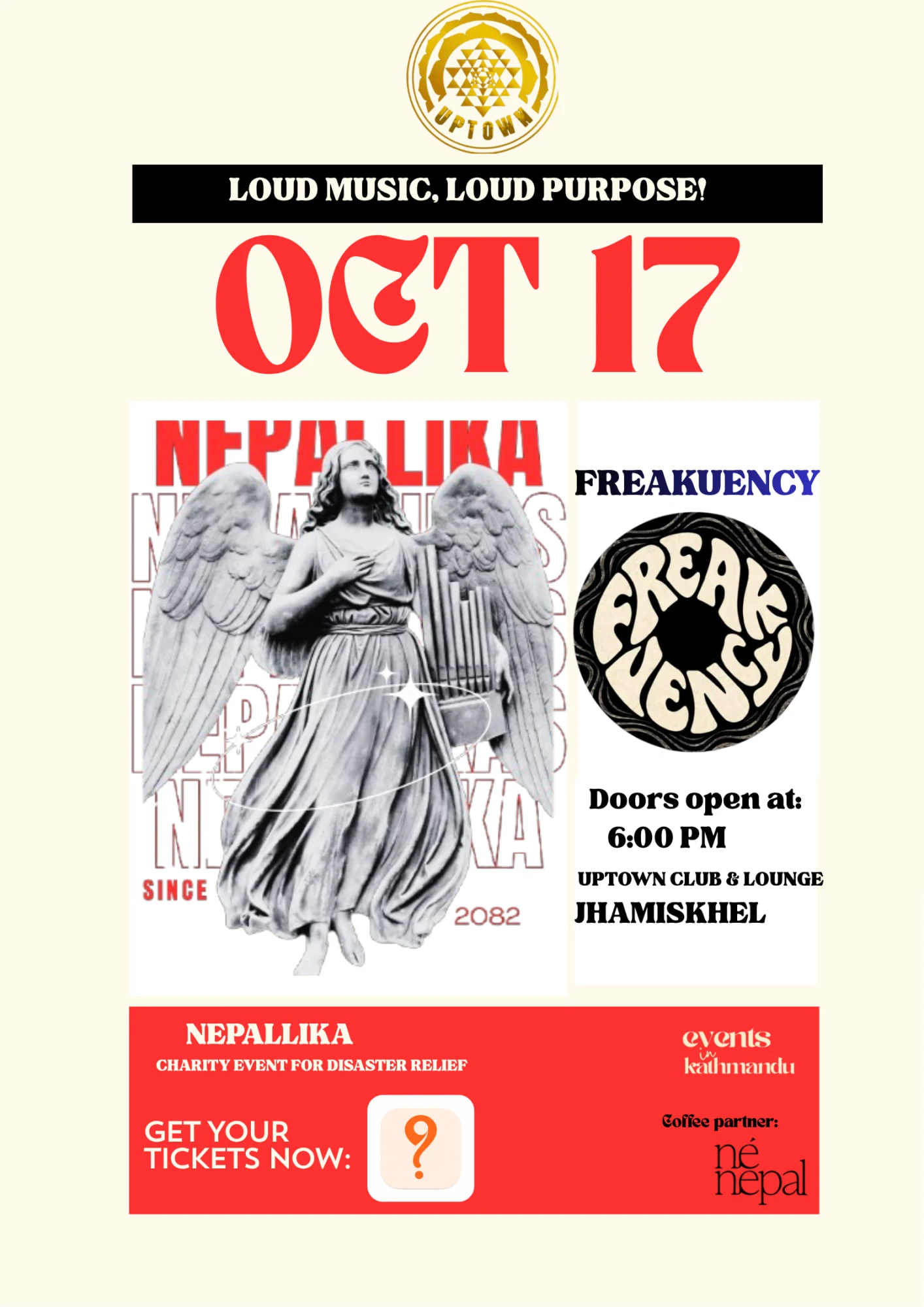 Nepallika X Freakuency: Loud music & Loud Purpose poster