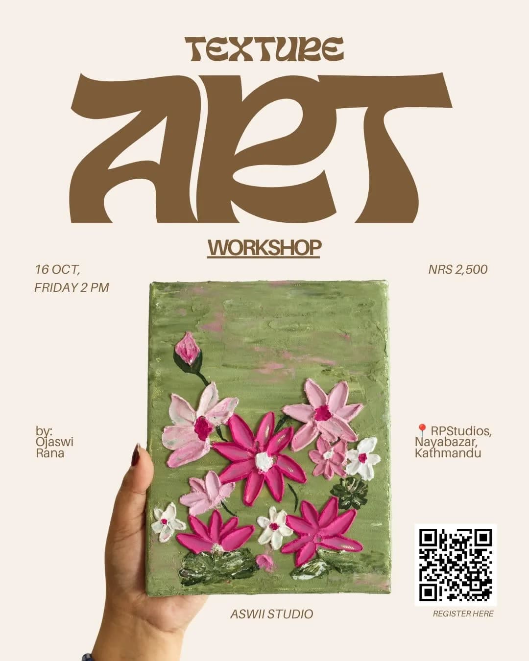 Texture Art Workshop by Aswii Studio poster