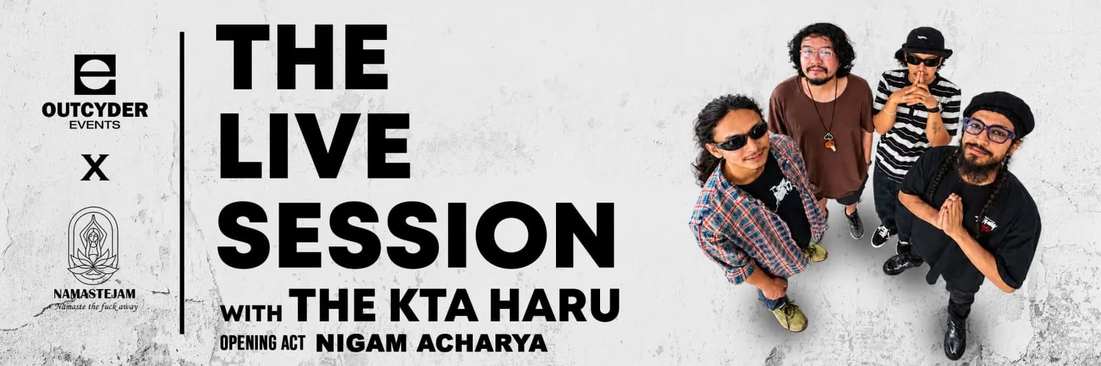 The Live Session: The KTA Haru with Nigam Acharya at Tropical Rest & Camp poster