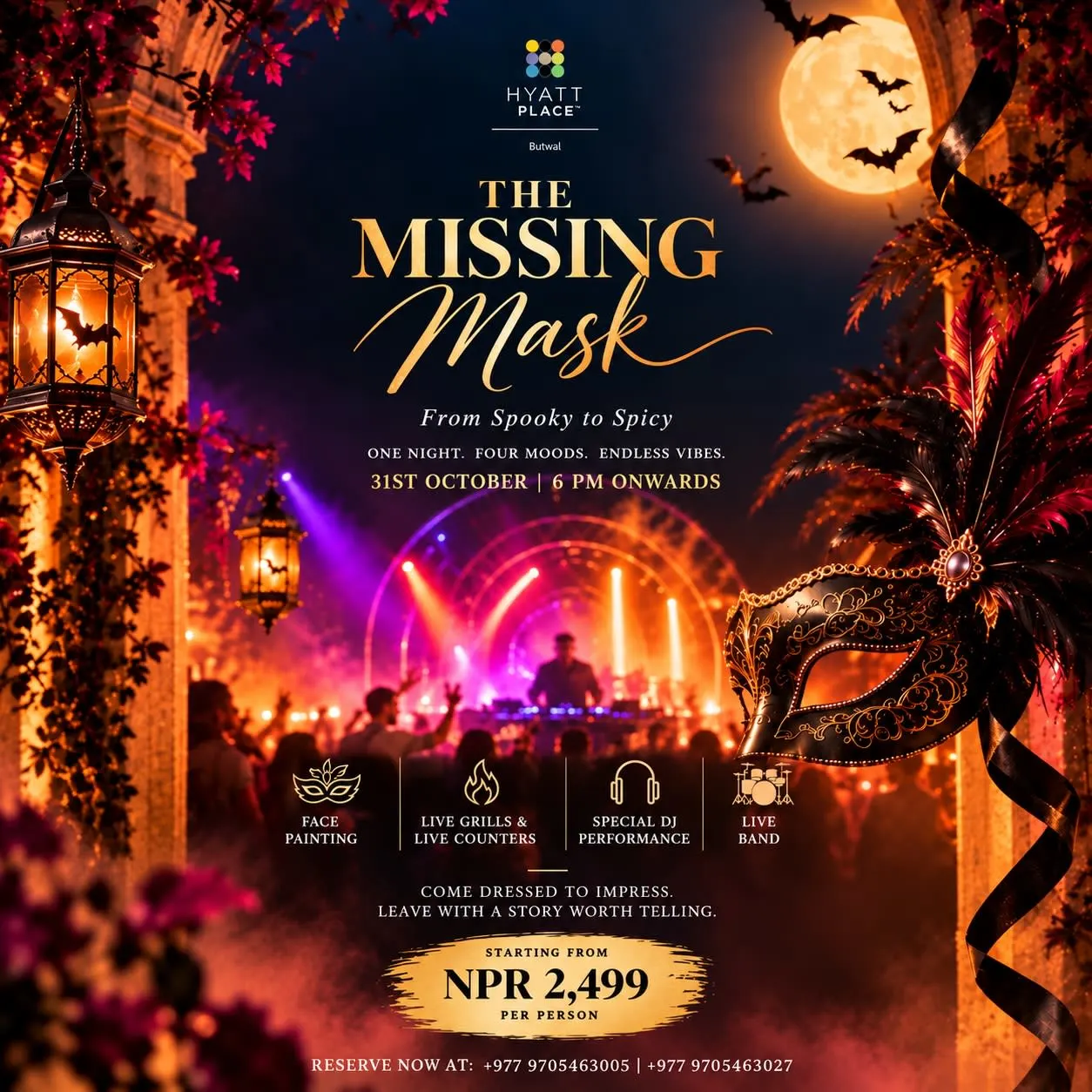 The Missing Mask: Halloween at Hyatt Place Butwal poster
