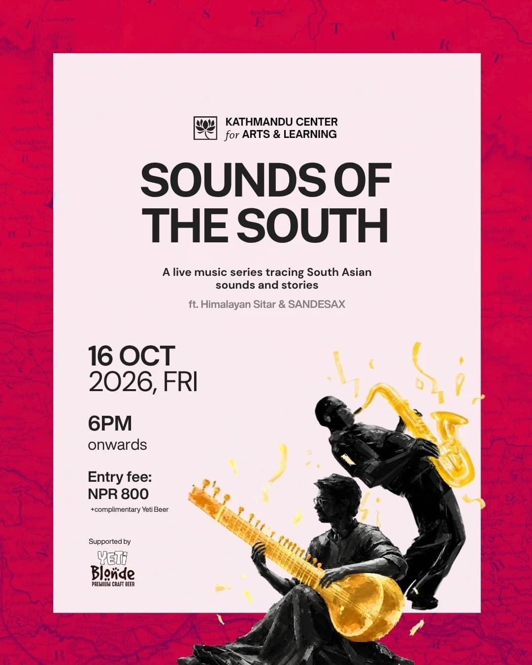 Sounds of the South: Himalayan Sitar & Sandesax at KCAL poster