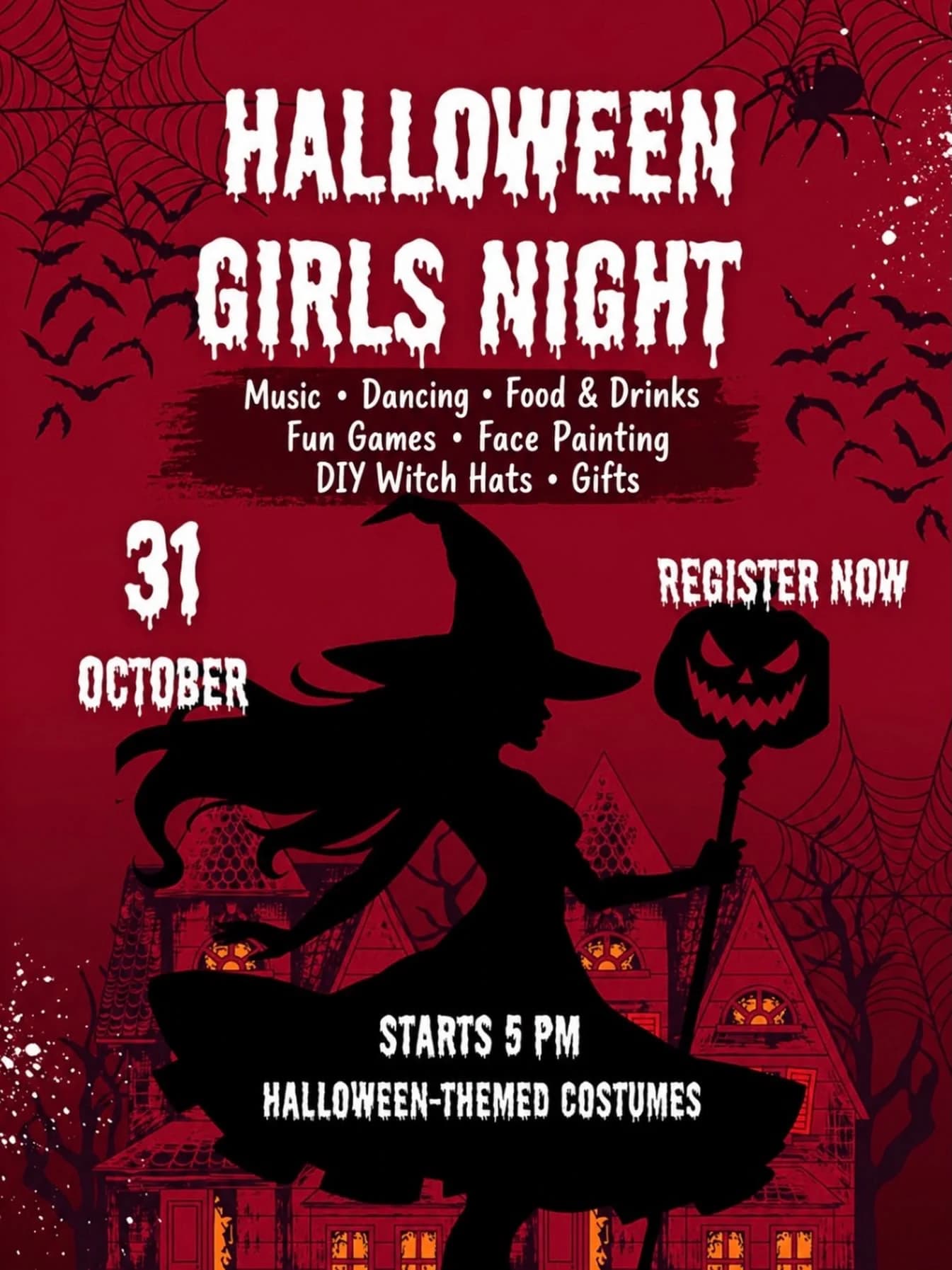 Halloween Girls Night by GirlsWalk Nepal poster