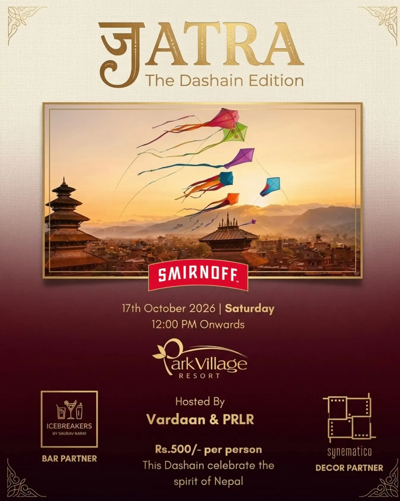 JATRA: The Dashain Edition at Park Village Resort poster