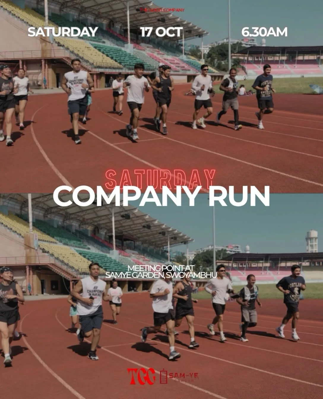 Saturday Company Run with The Good Company poster