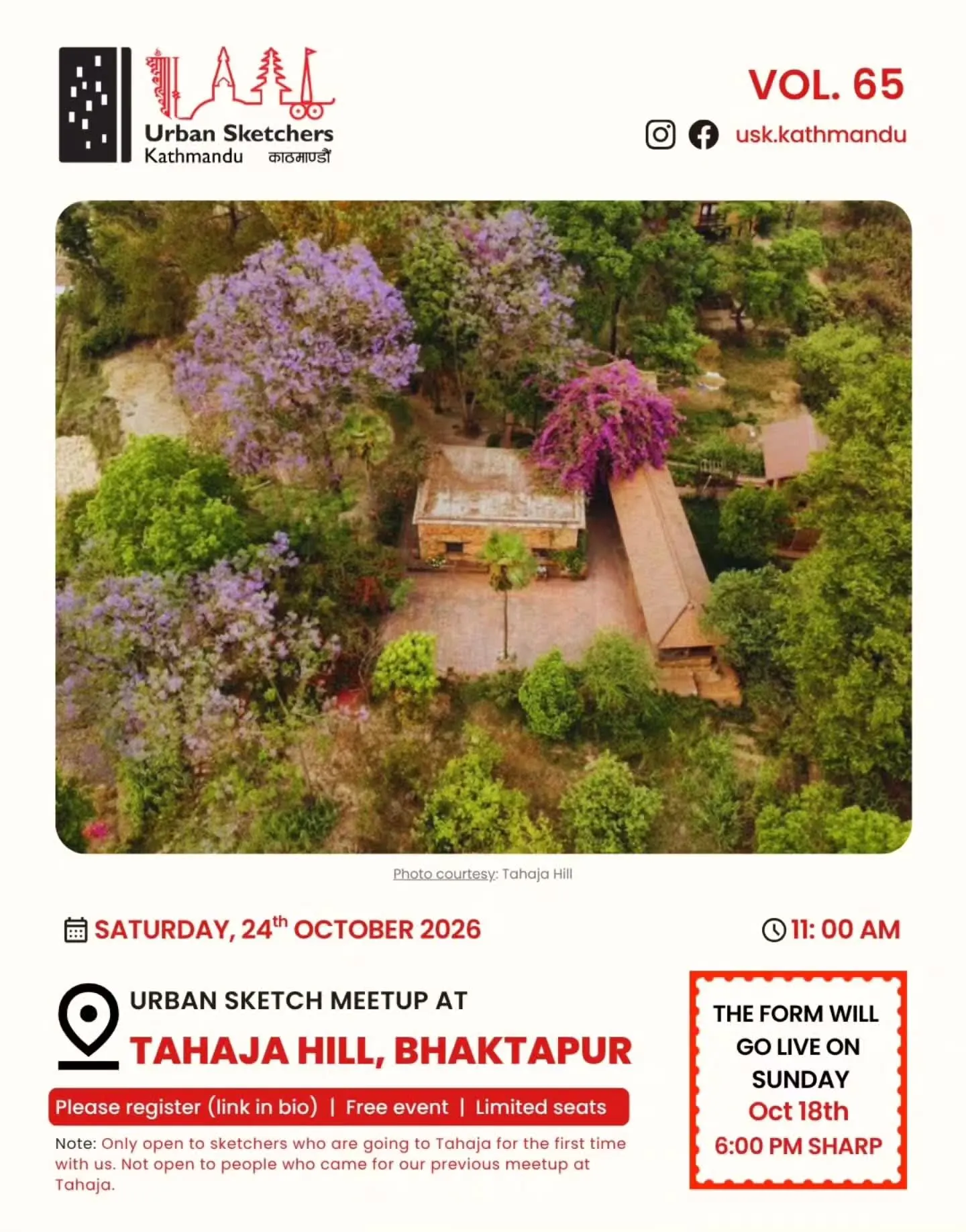 USK Vol. 65 - Tahaja Hills Sketch Meet poster