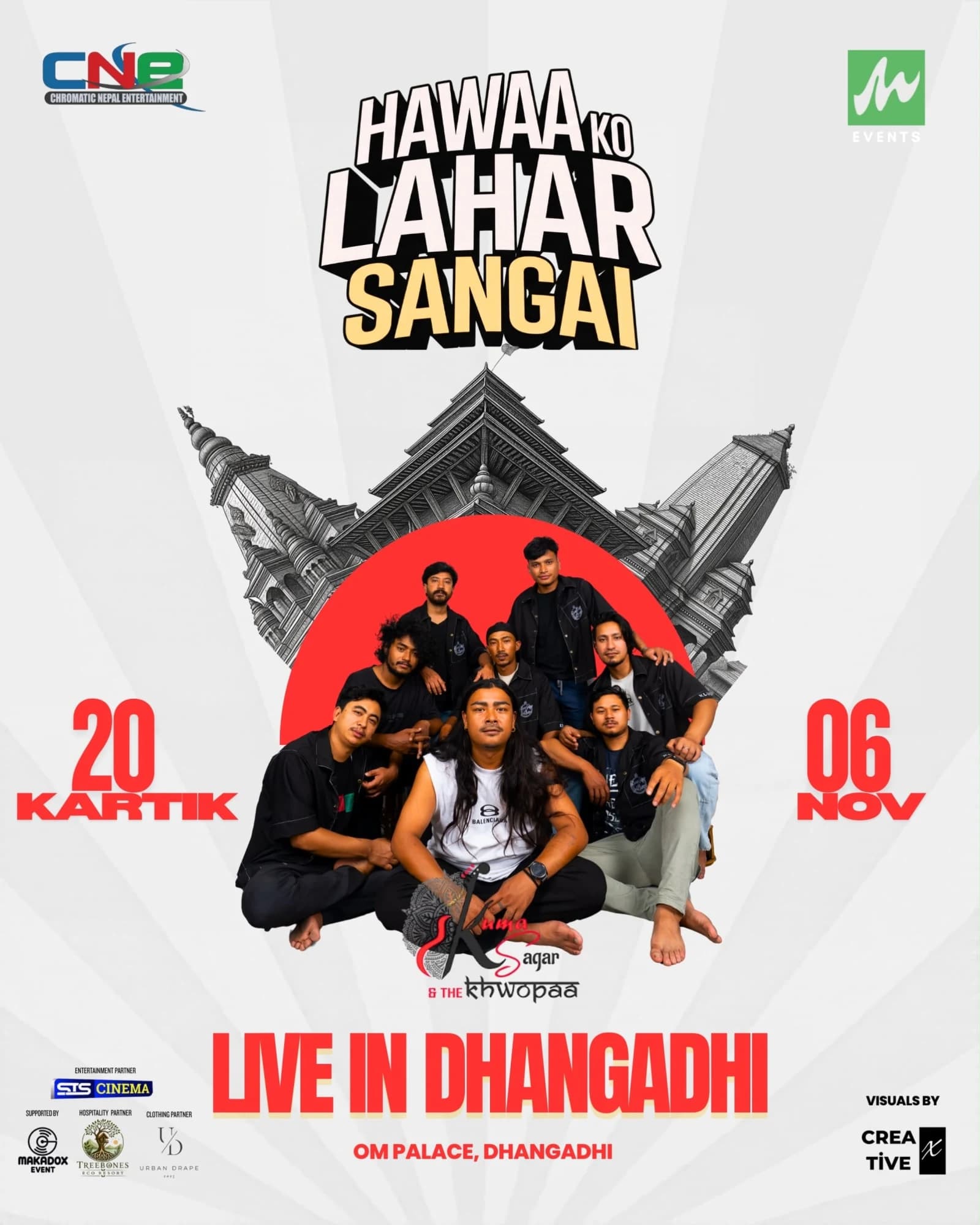 Kuma Sagar & The Khwopa Live in Dhangadhi: Hawaa Ko Lahar Sangai poster