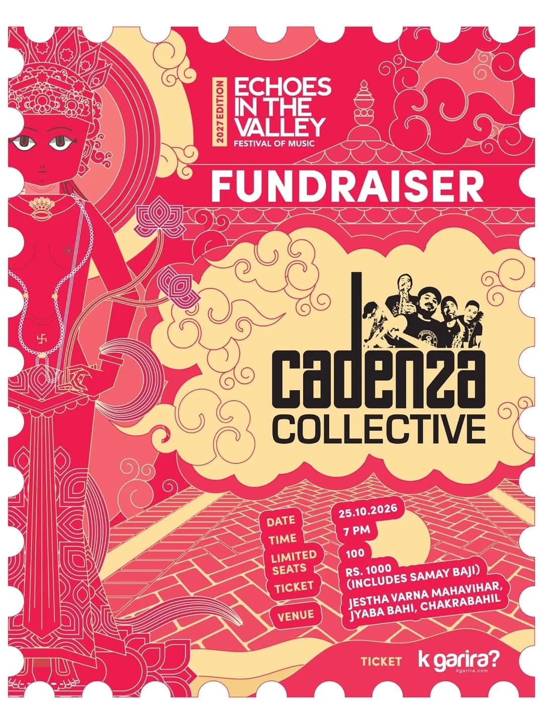 Fundraiser for Echoes In The Valley, 2027 Edition poster
