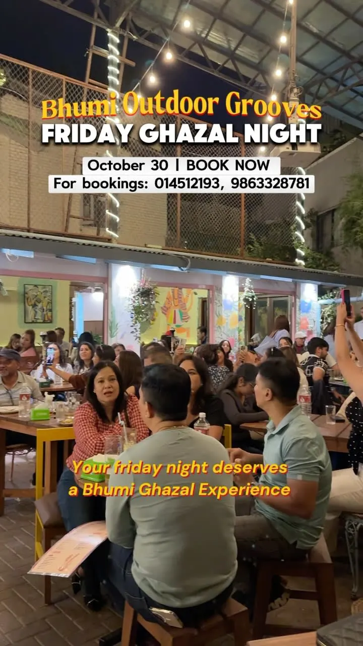 Friday Ghazal Night with Madhurima Band at Bhumi poster