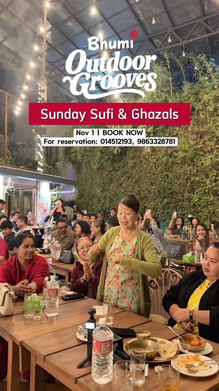 Sunday Sufi & Ghazal Night at Bhumi Outdoor Grooves poster