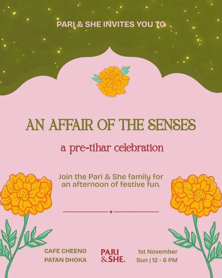 An Affair of the Senses: Pari & She Pre-Tihar Celebration at Cafe Cheeno poster