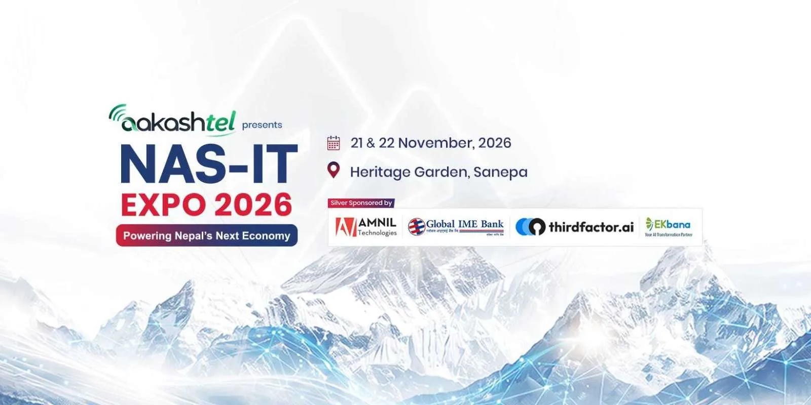 NAS-IT Expo 2026 – Powering Nepal’s Next Economy poster