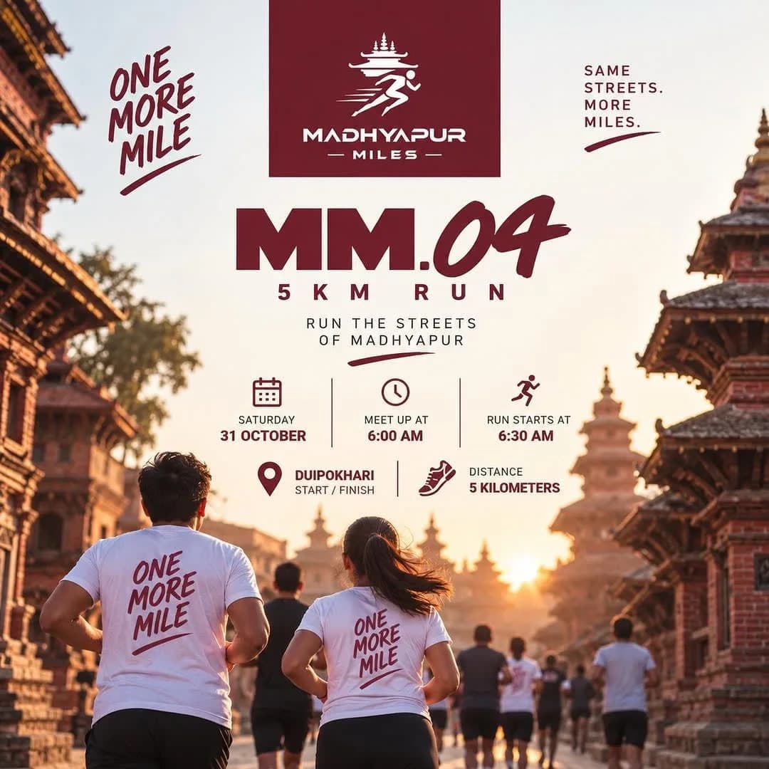 Madhyapur Miles MM.04 – 5KM Run poster