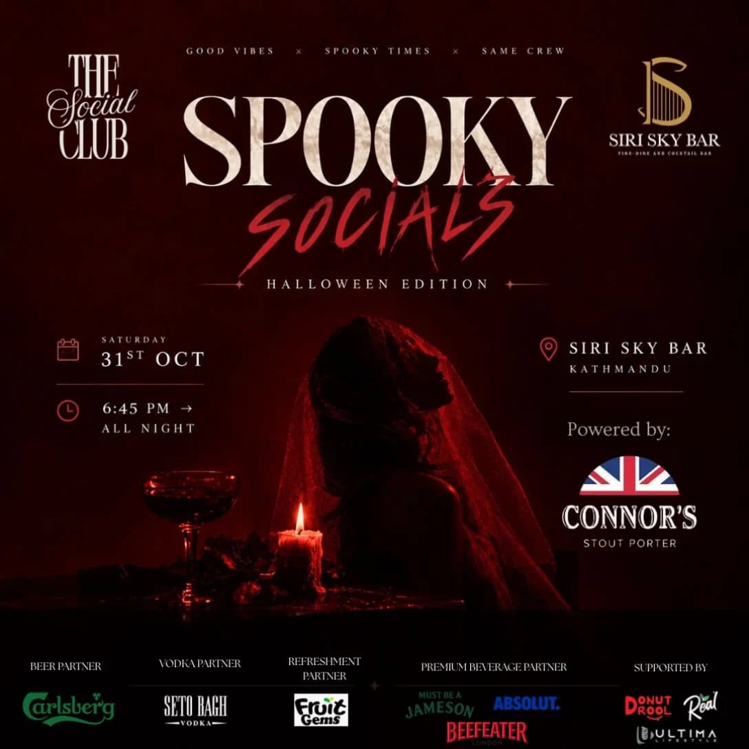Spooky Socials: Halloween Edition by The Social Club poster