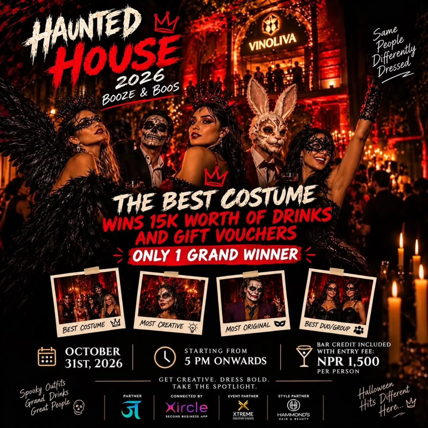 Haunted House 2026: Booze & Boos at VinOliva poster