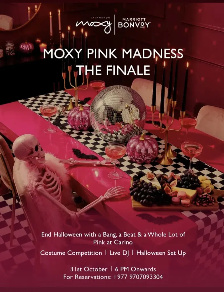 Moxy Pink Madness: The Finale, Halloween at Carino poster
