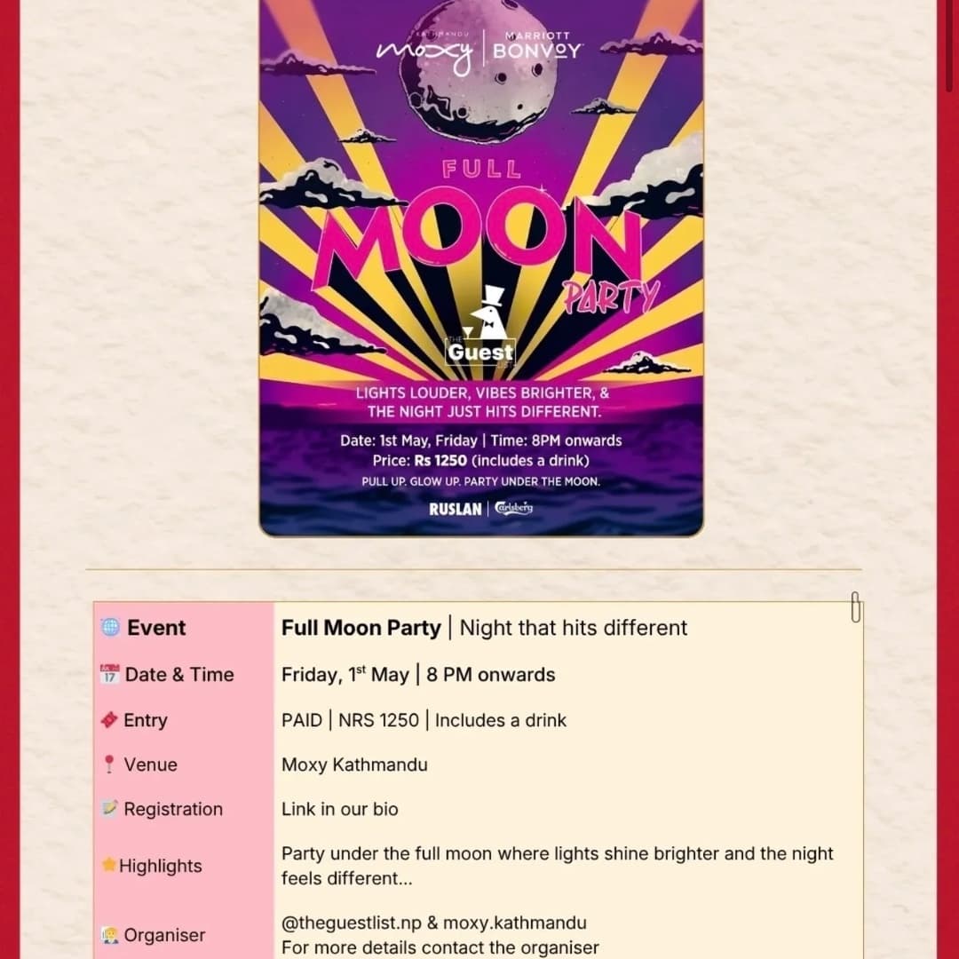 Full Moon Party | Night that hits different