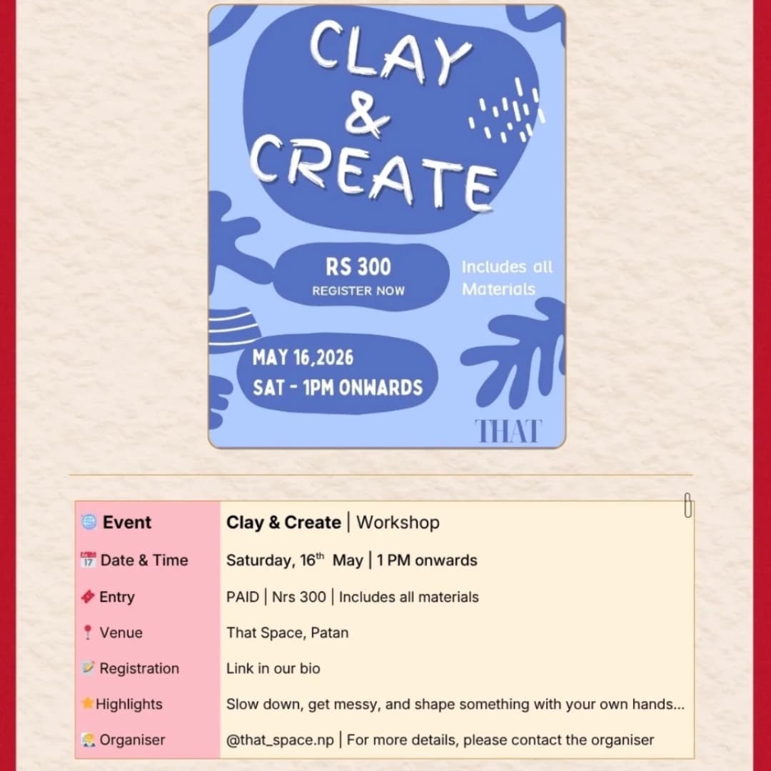 Clay & Create | Workshop