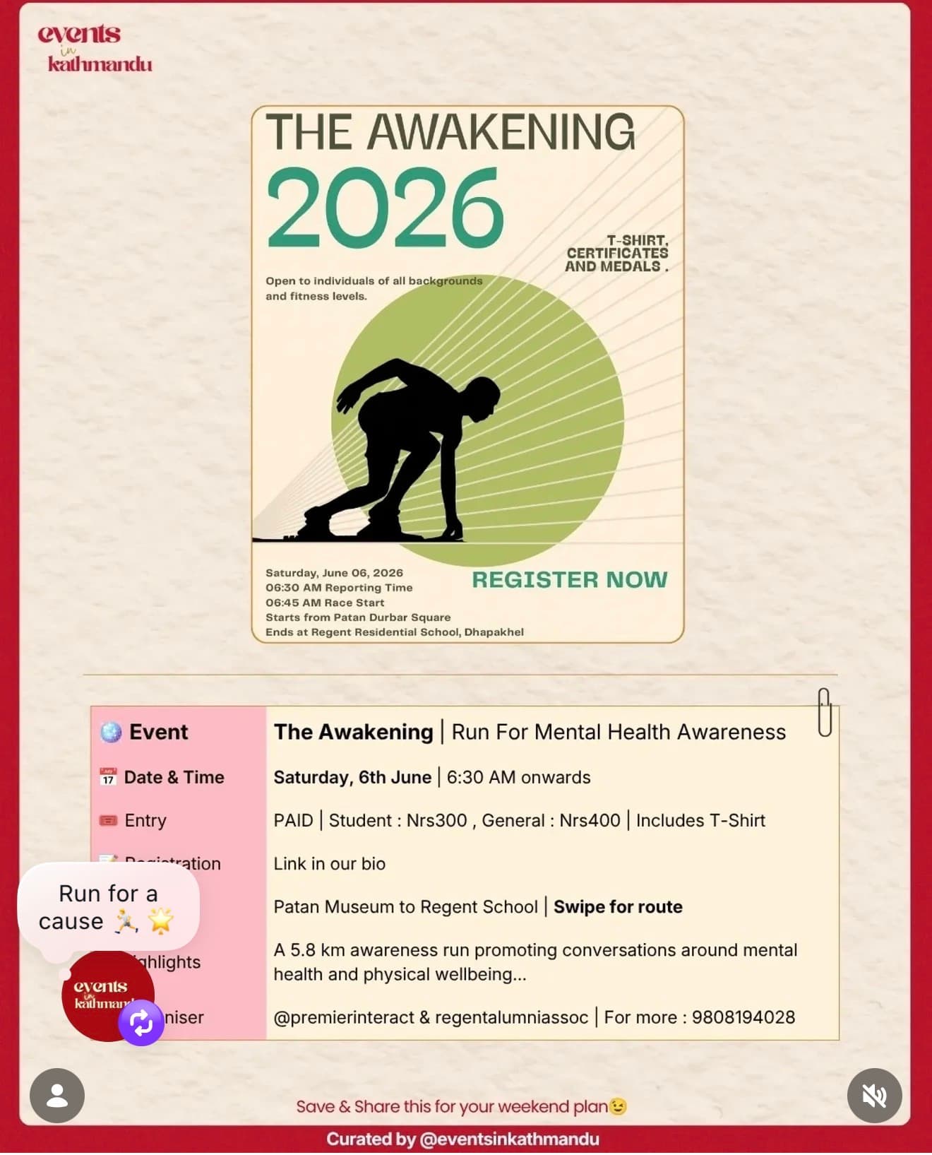 The Awakening 2026 - Run For Mental Health Awareness