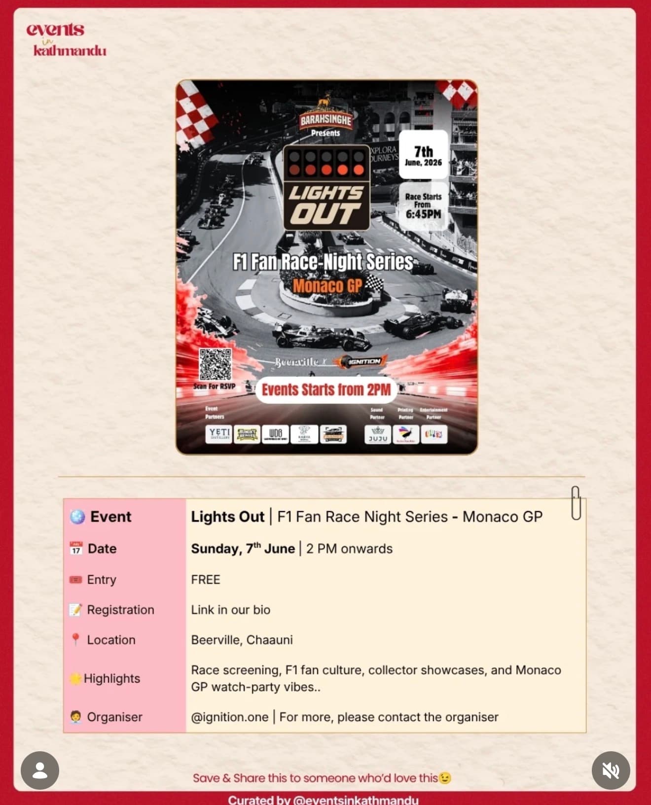 Lights Out | F1 Fan Race Night Series - Monaco GP
