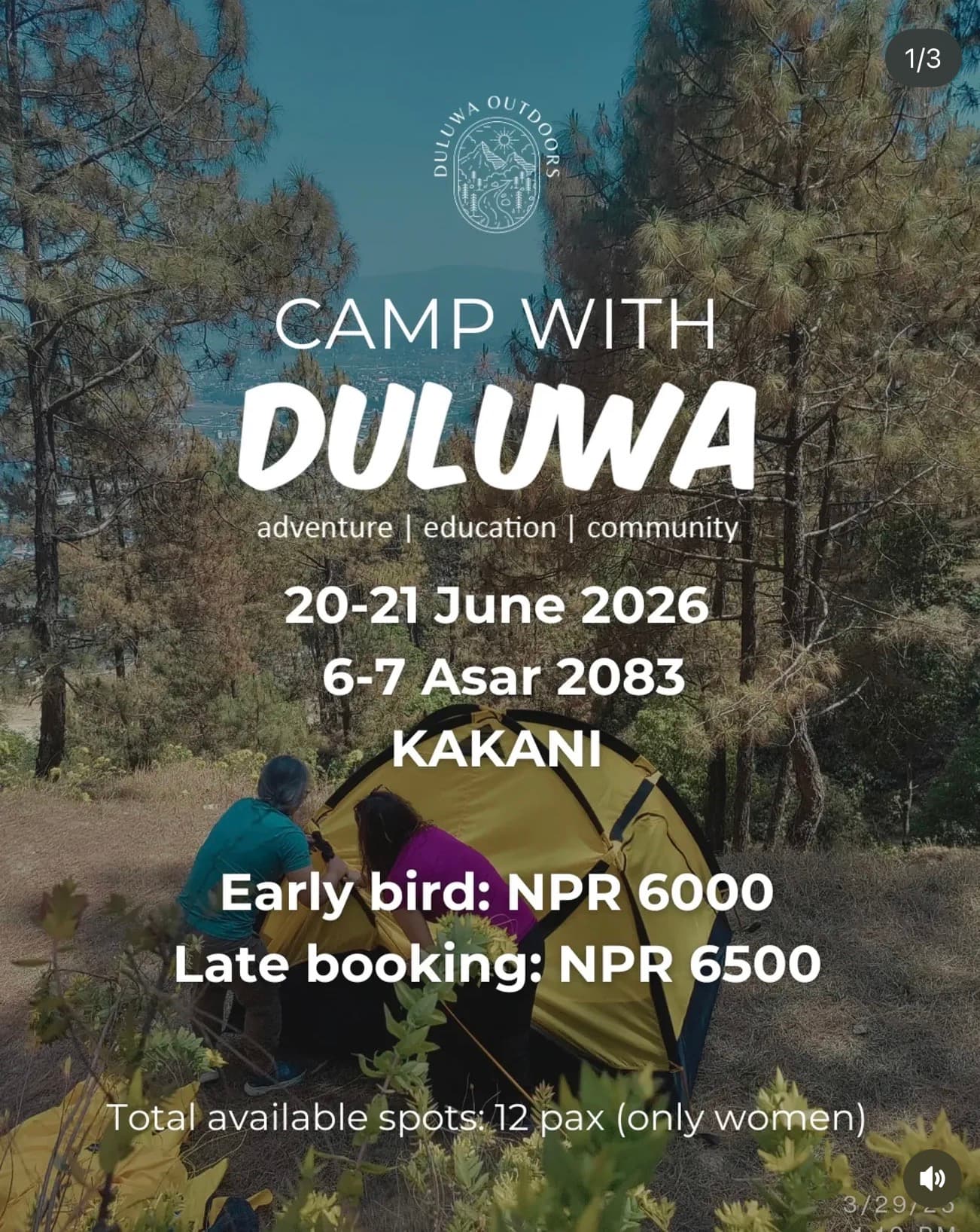 Camp with Duluwa