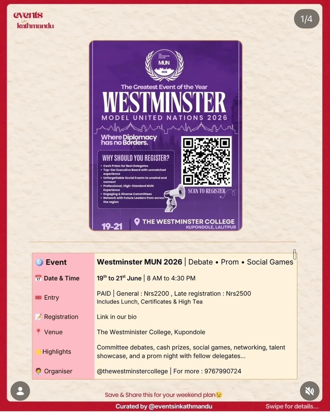 Westminster MUN 2026