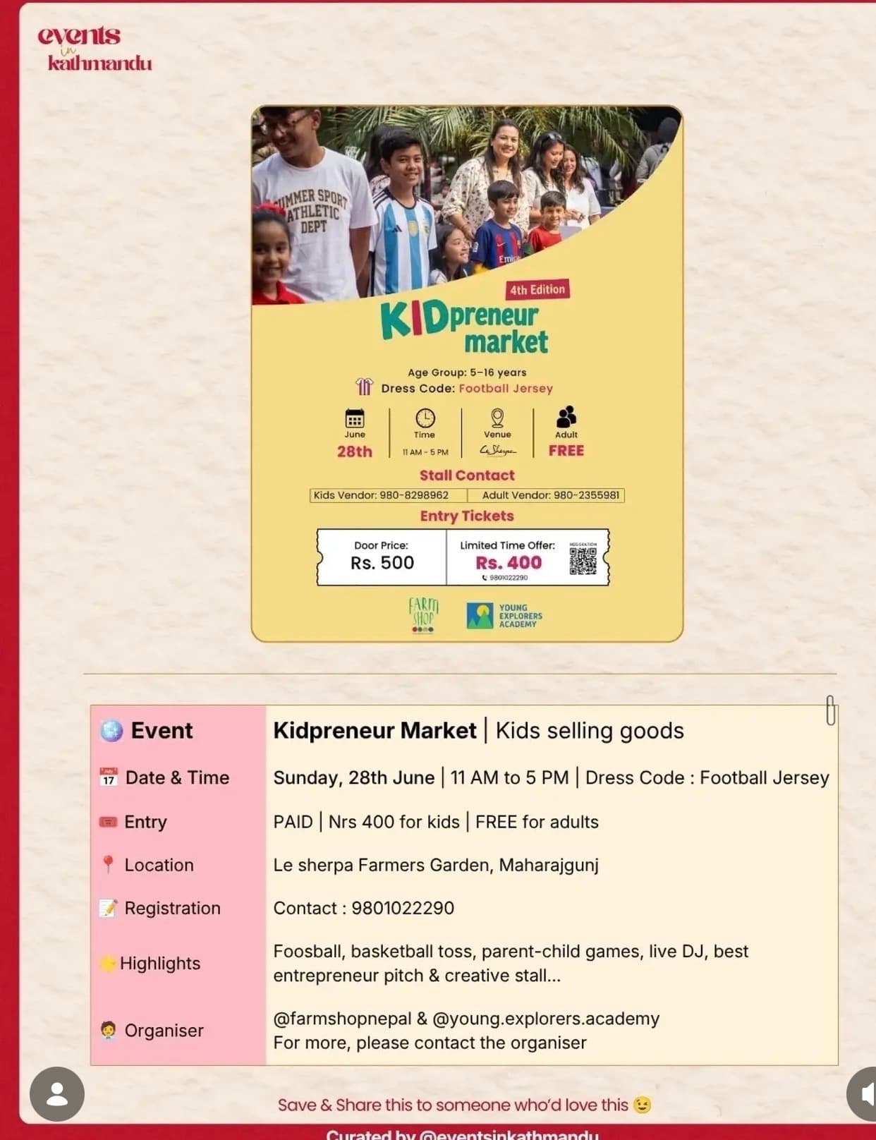 Kidpreneur Market