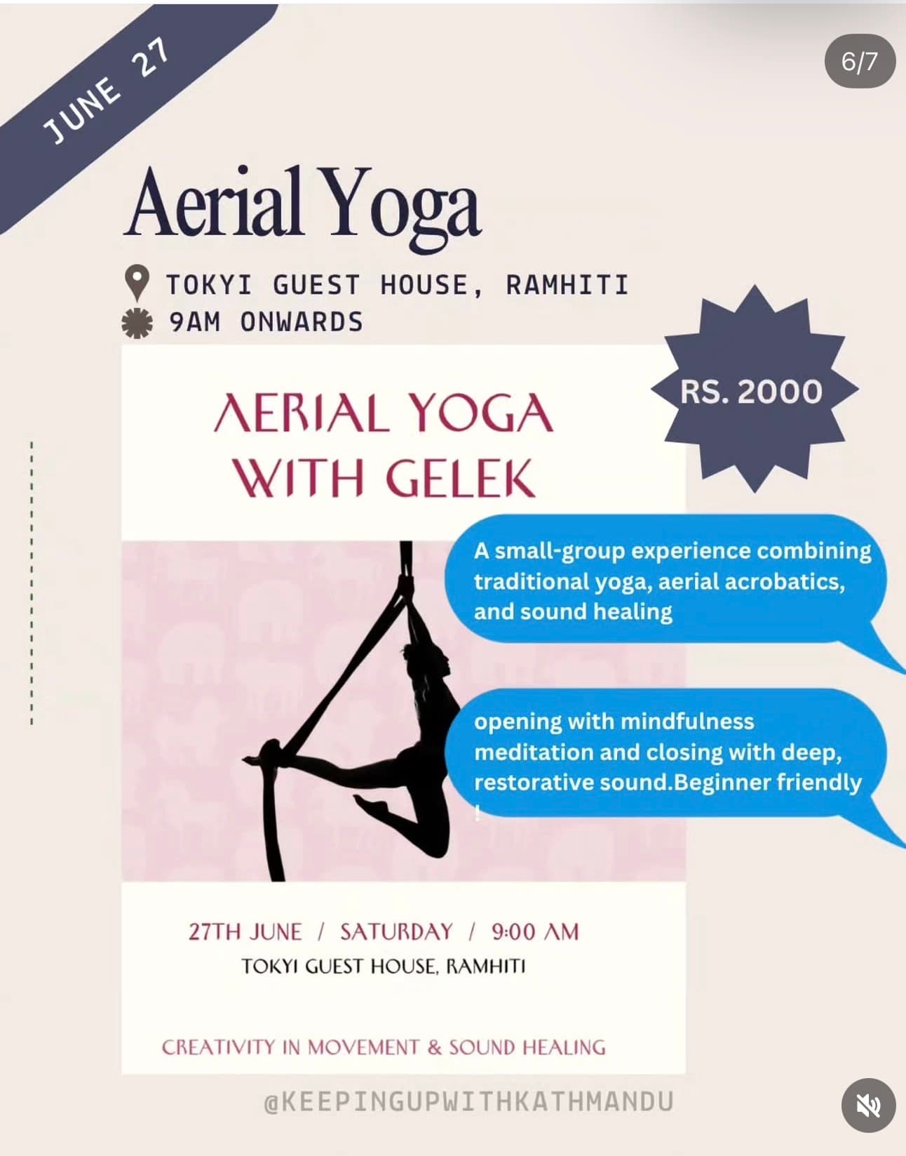 Aerial Yoga with Gelek