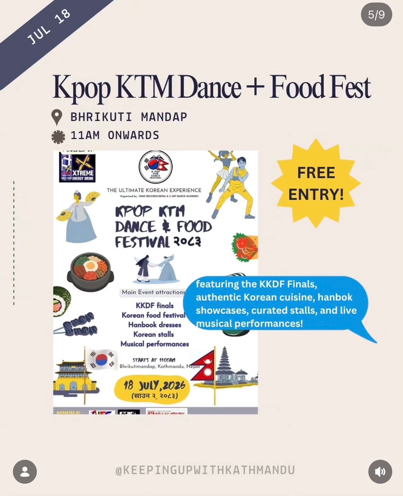 Kpop KTM Dance + Food Fest