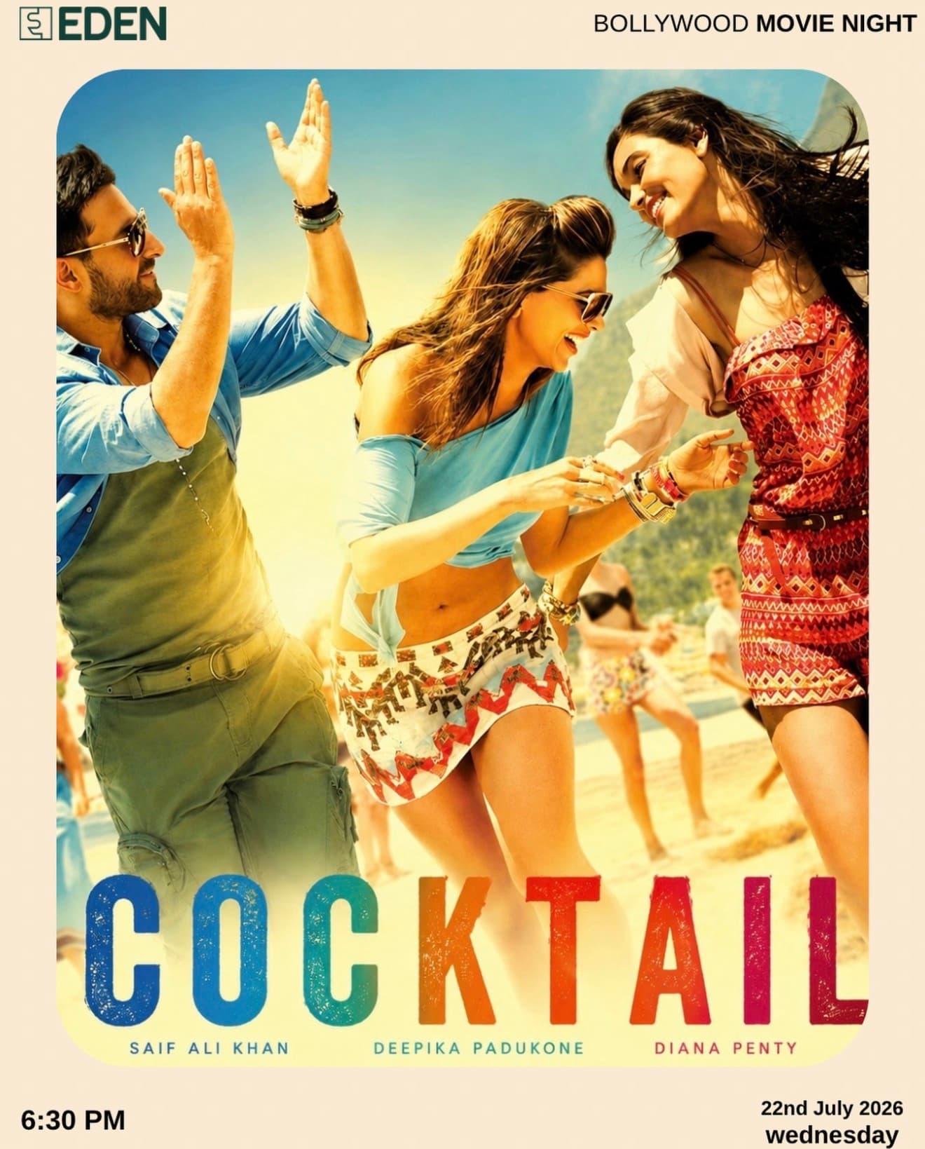 Bollywood Movie Night - Cocktail